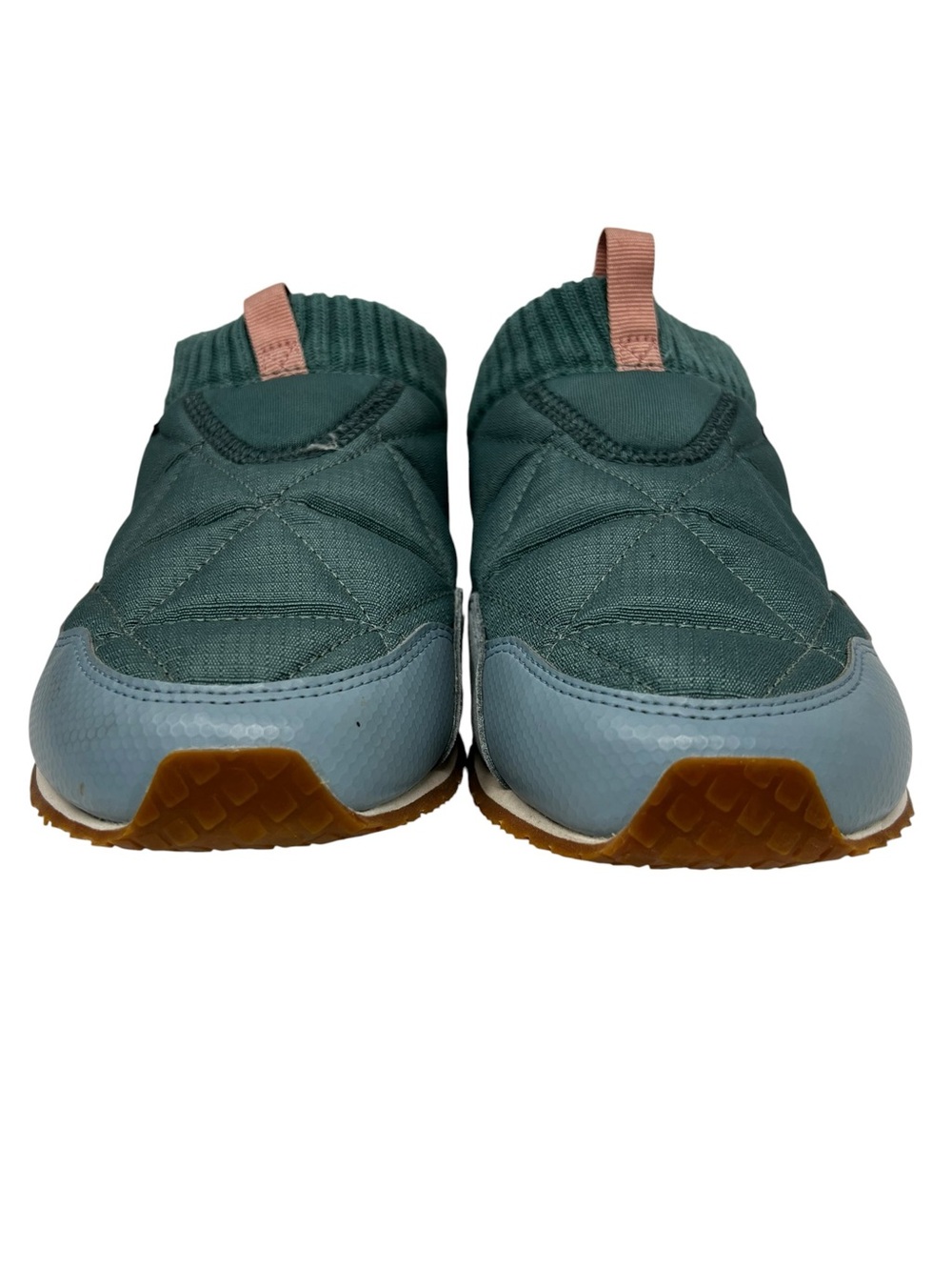 Teva Quilted Slip-On in Teal with Mustard and Pink Accents - Picture 4 of 9